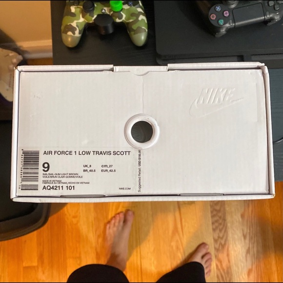 Travis Scott Air Force 1 low size 9 - Picture 6 of 7